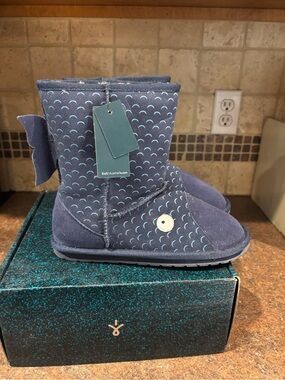 Emu Australia Kids Navy Whale Boots - Navy
